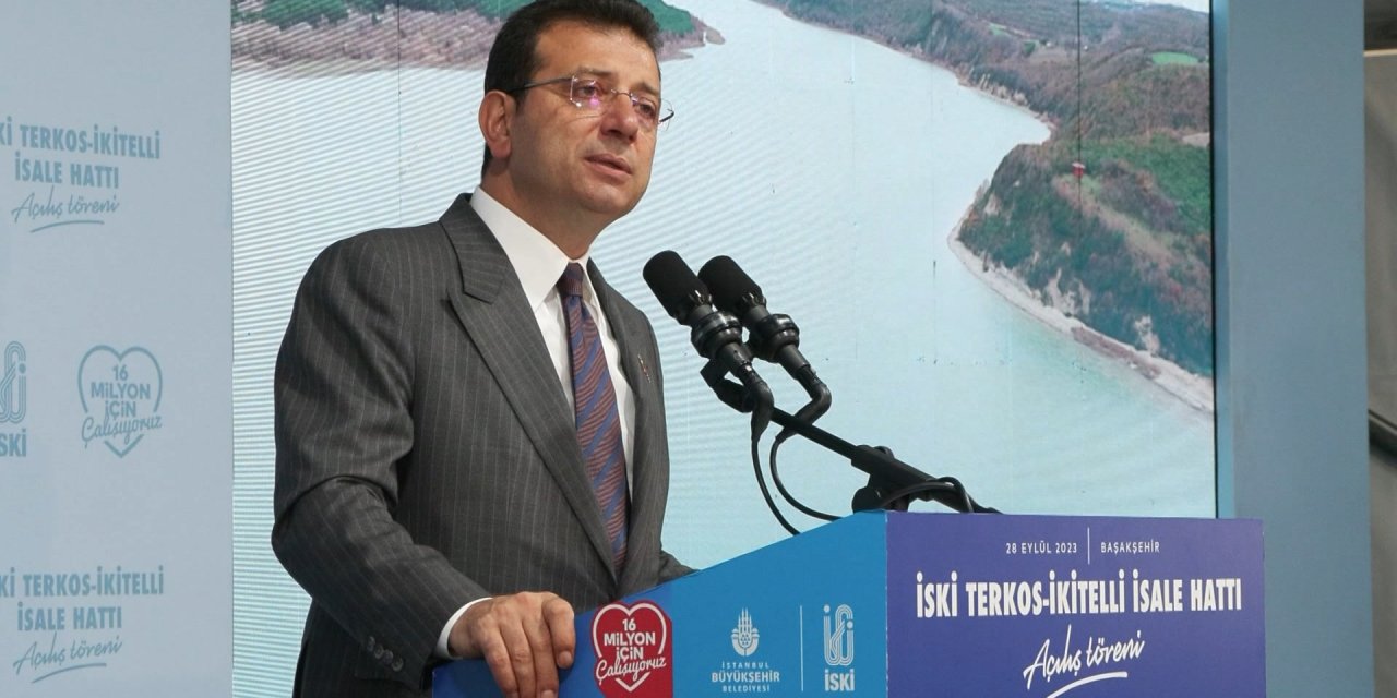 İmamoğlu: Kuraklık Anadolu Yakasını Bir Etkiliyorsa Avrupa Yakasını Beş Etkiliyor