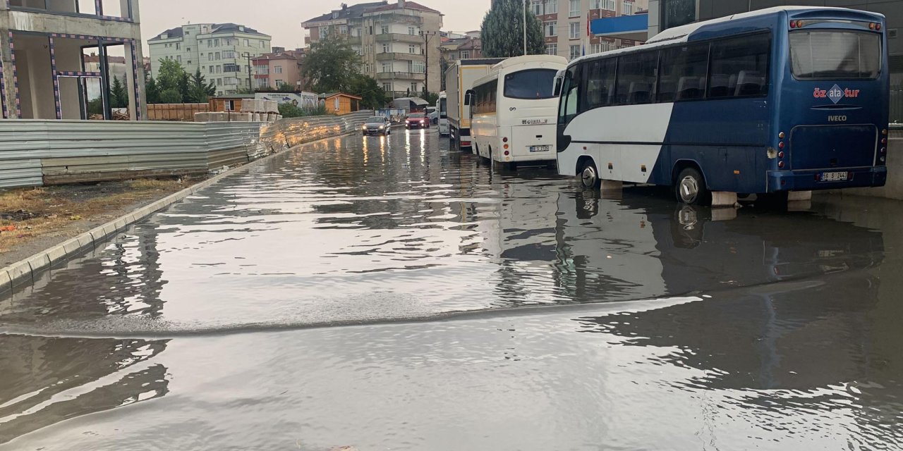 Tekirdağ'da Sağanak Etkili Oldu