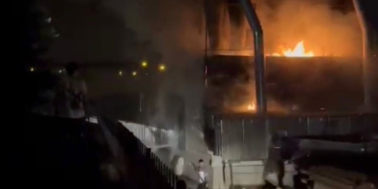 Ankara'da Talaş Fabrikasında Yangın