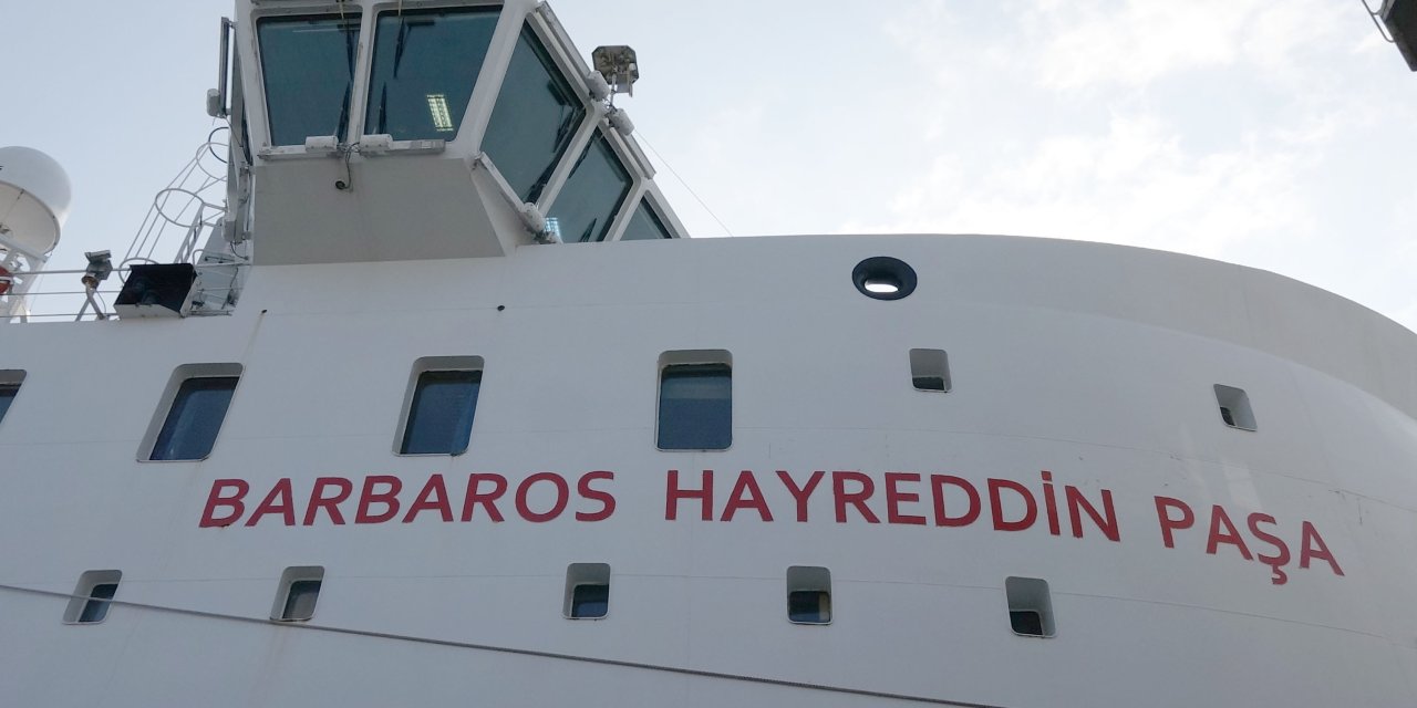 'Barbaros Hayreddin Paşa' Sismik Araştırma Gemisi Trabzon'da