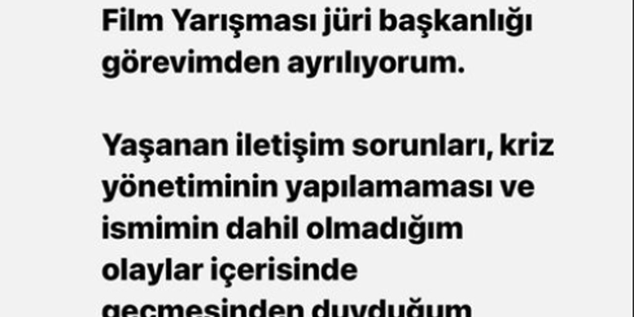 'Kanun Hükmü' Filminin Yeniden Seçkiden Çıkarılmasına Altın Portakallı Sanatçılardan Tepki (2)