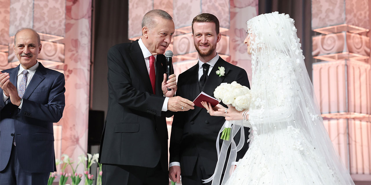 Cumhurbaşkanı Erdoğan Yeğeni Usame Erdoğan'ın Nikah Törenine Katıldı