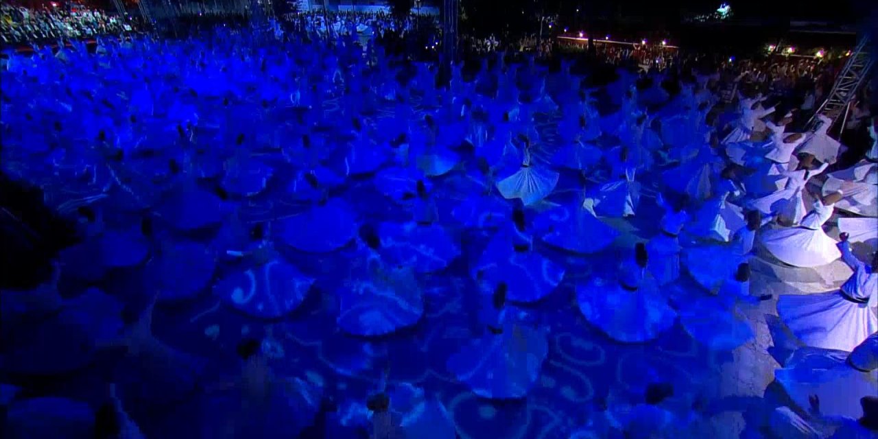 Ayasofya Meydanı’nda 750 Semazen Gösteri Yaptı