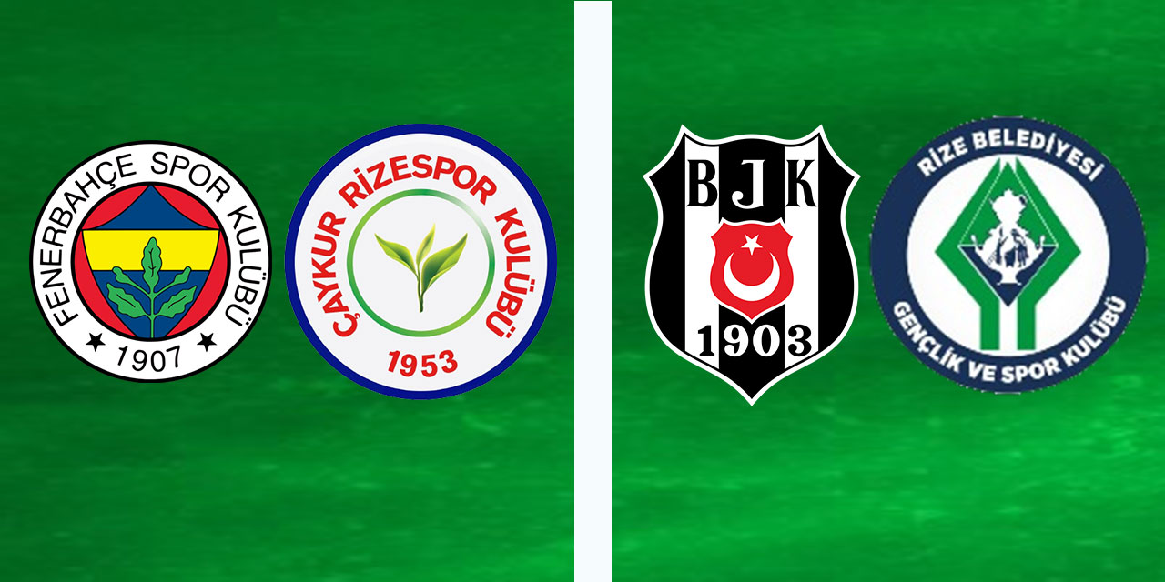 Rize’nin Bugün Süper Lig’de 2 Maçı Var