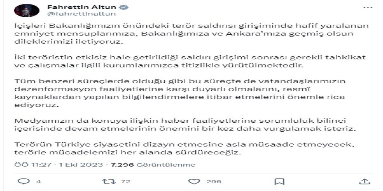 Emniyet Genel Müdürlüğü'ne Bombalı Saldırı Girişimi: 1 Terörist Kendini Patlattı (5)