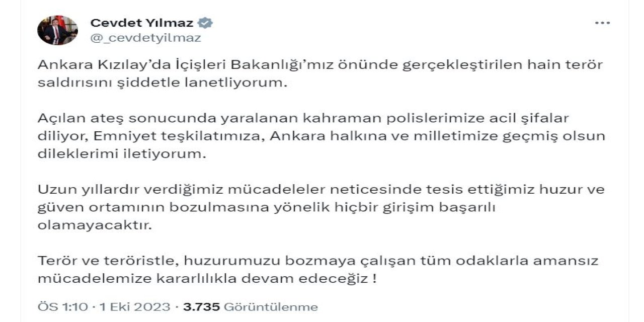 Emniyet Genel Müdürlüğü'ne Bombalı Saldırı Girişimi: 1 Terörist Kendini Patlattı (8)
