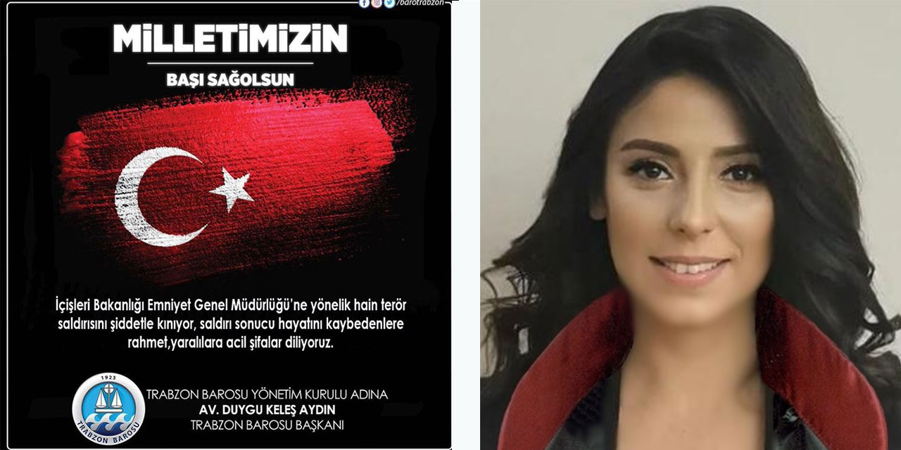 Trabzon Barosu kime başsağlığı diledi?