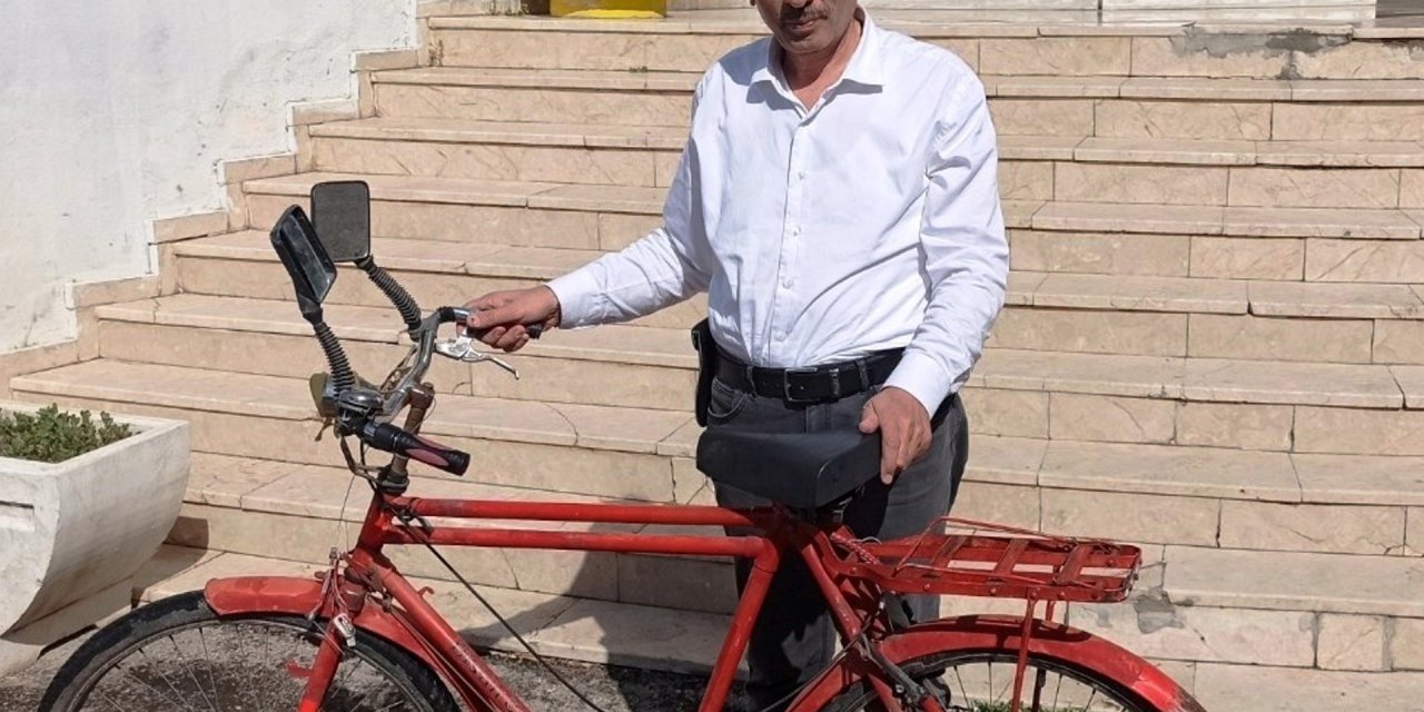 Muhtarın Çalınan 30 Yıllık Bisikleti Bulundu