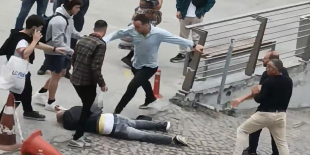 Fiyatta anlaşamadığı kiracısını sokak ortasında dövdü