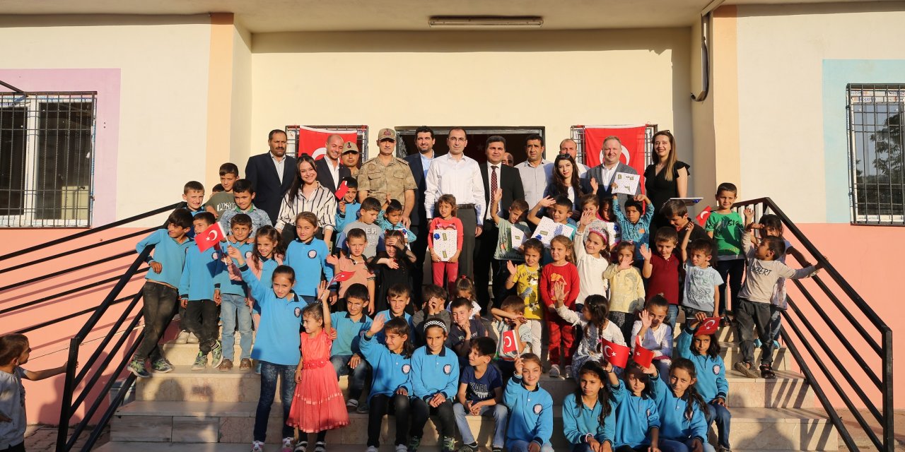 Midyat'taki Köy Okuluna Yazın Serin Kışın Sıcak Tutacak Isı Pompası Kuruldu