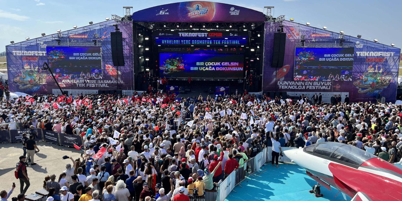 Teknofest İzmir'de, 1 Milyon 100 Bin Ziyaretçi Ağırlandı