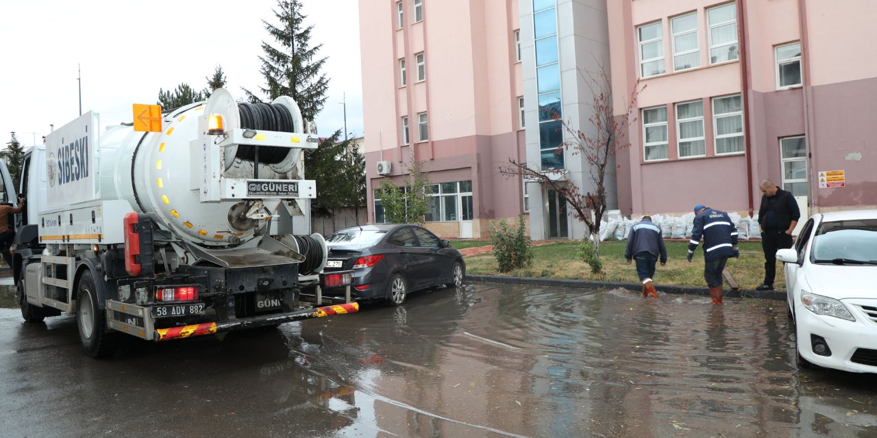 Sivas'ta Sağanak Sonrası Hasar Tespit Çalışması Başlatıldı