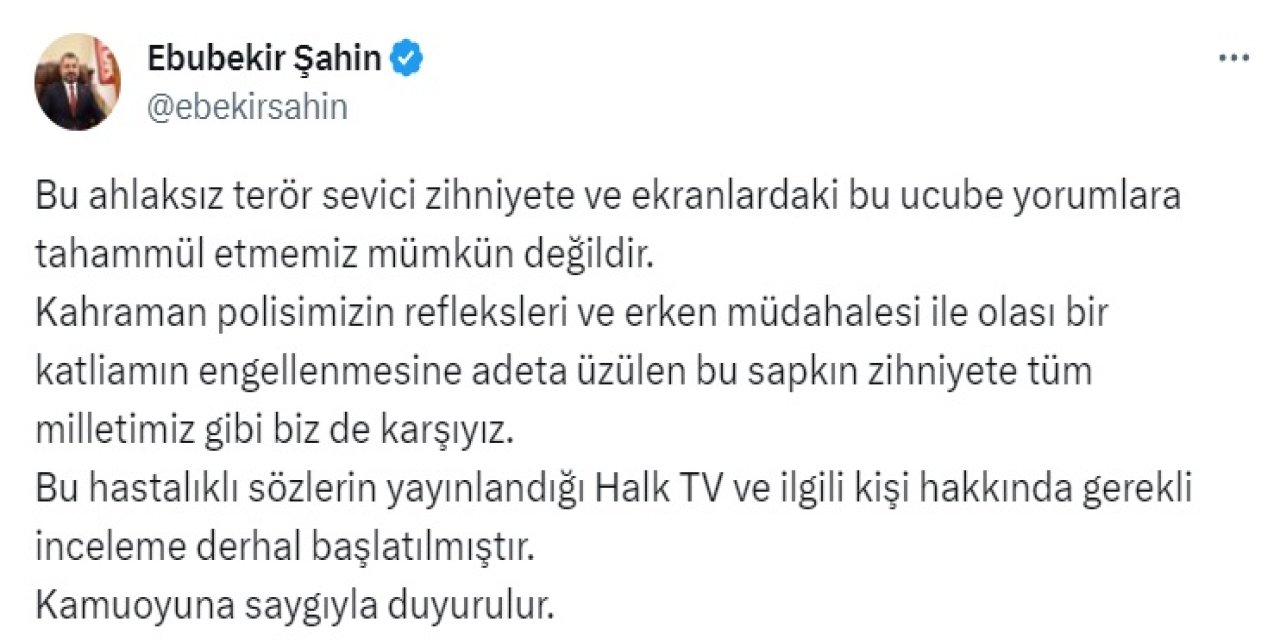 Rtük'ten Halk Tv Ve Ayşenur Arslan'a İnceleme