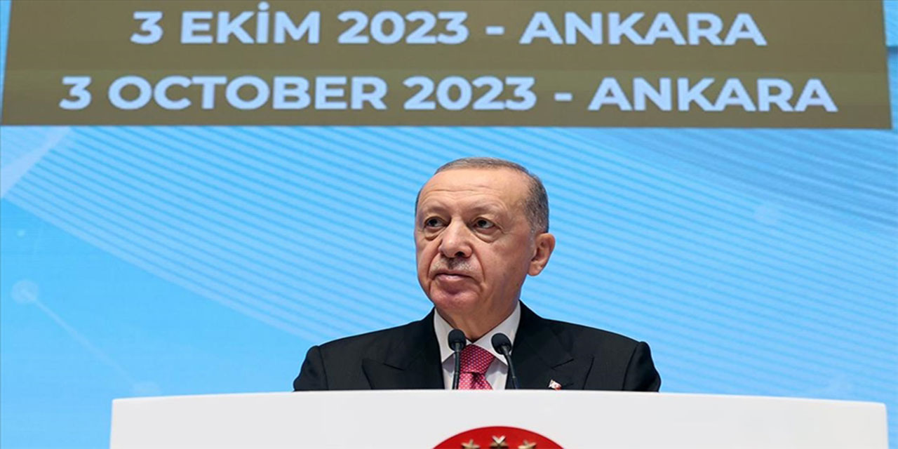 Cumhurbaşkanı Erdoğan: Türkiye'nin ayağına vurulan prangaları söküp atma vakti gelmiştir