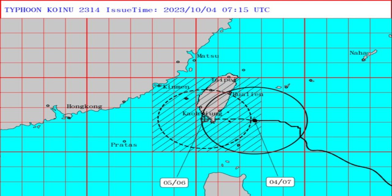 Tayvan, Koinu Tayfunu’na Hazırlanıyor: Çok Sayıda Uçuş İptal Edildi