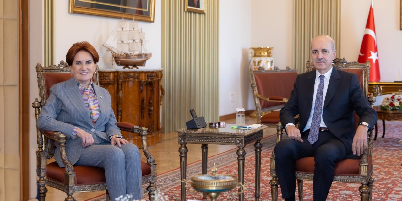 Akşener'den Tbmm Başkanı Kurtulmuş'a Ziyaret