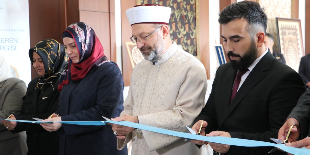 Erbaş, Deprem Bölgesindeki Sanatkarların Eserlerinden Oluşan Sergiyi Açtı