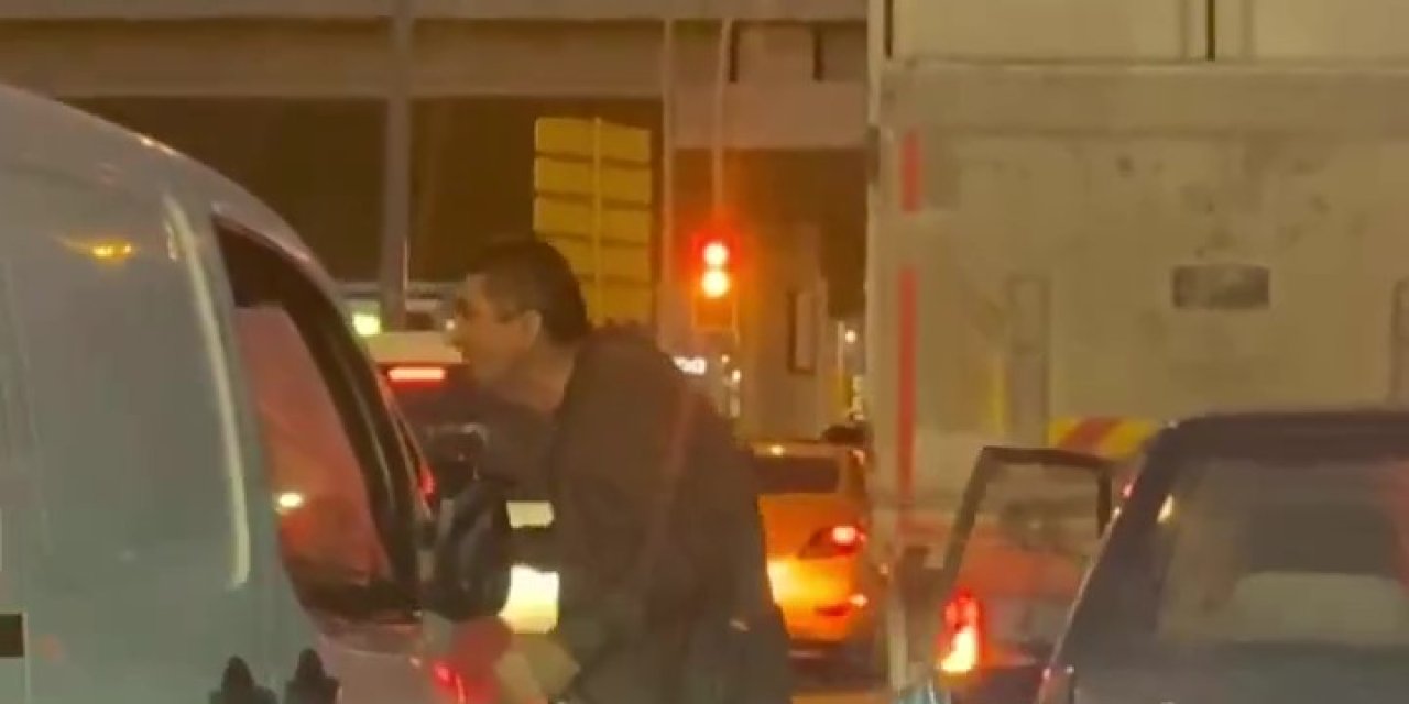 Trafikte Tartıştığı Sürücüye Bıçak Çeken Şüpheliye Gözaltı