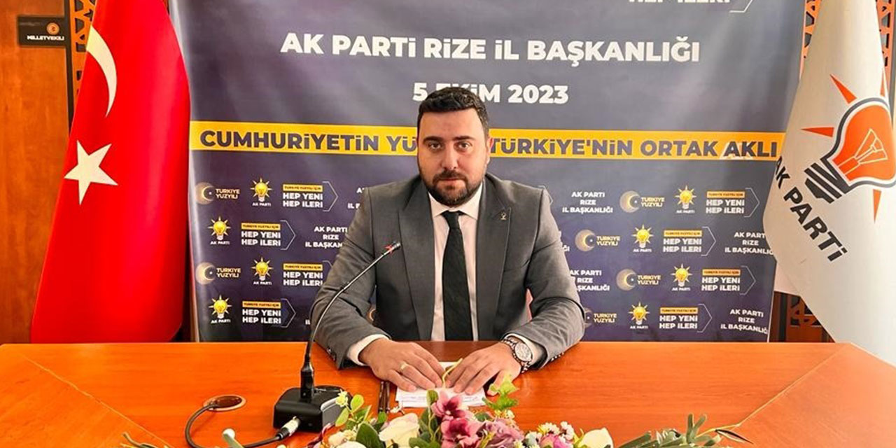 AK Parti Rize İl Başkan Vekili Av. Büyük’ten 4.Olağanüstü Büyük Kongre Açıklaması: “Türkiye Yüzyılı için hep yeni, hep ileri’