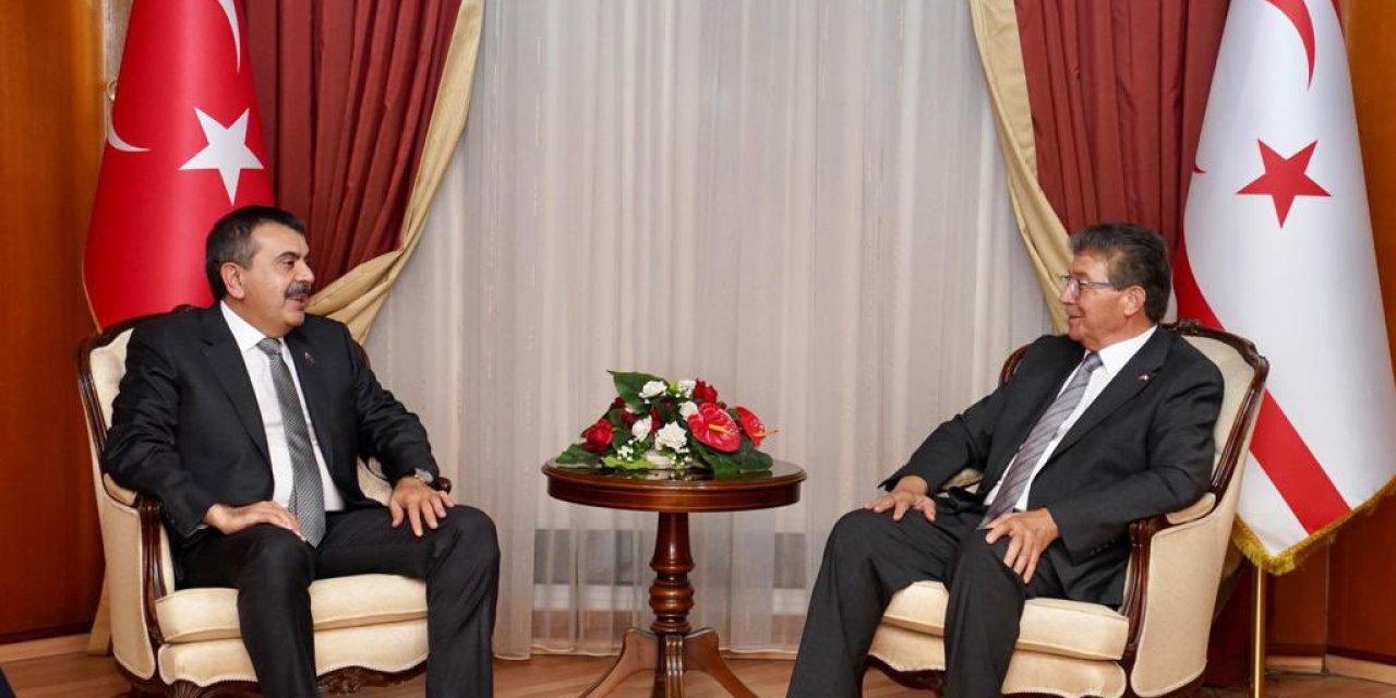 Bakan Tekin, Kktc Başbakanı Üstel İle Görüştü