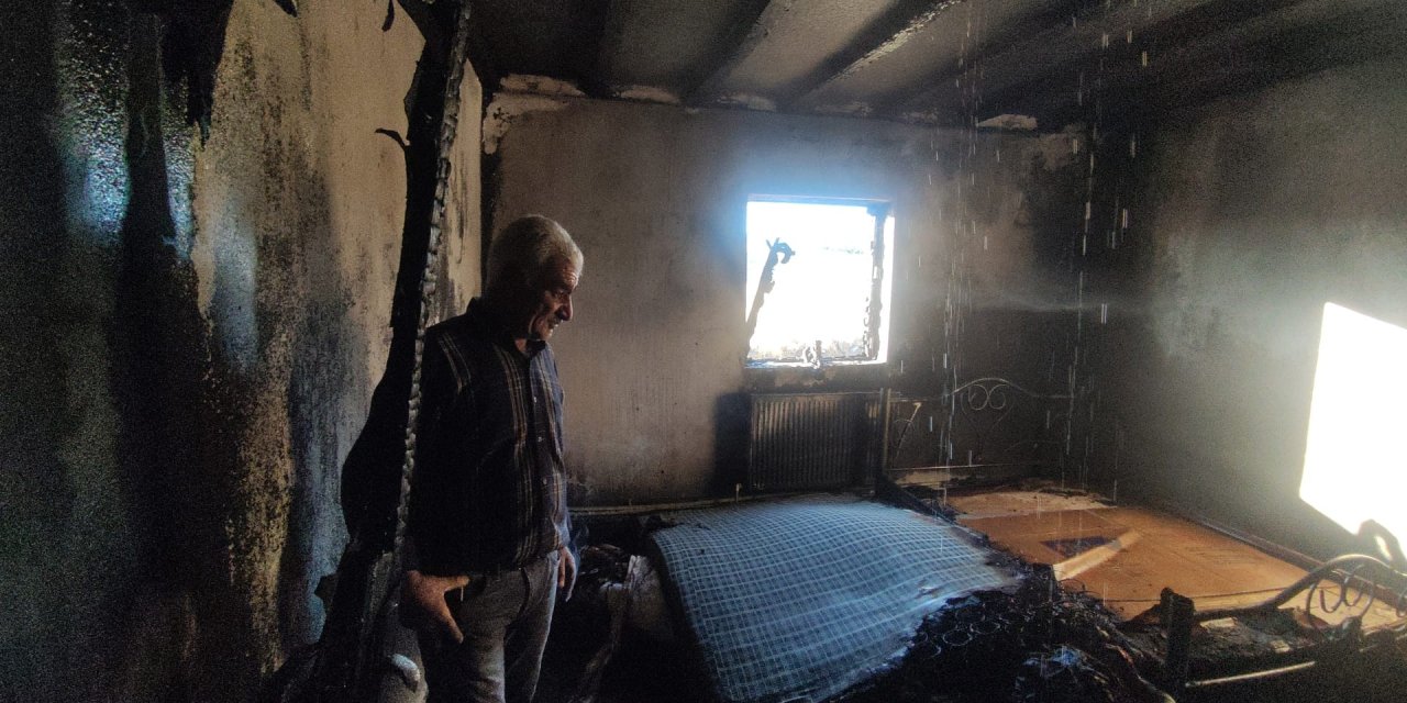 Bingöl’de Çıkan Yangında Ev Kullanılamaz Hale Geldi