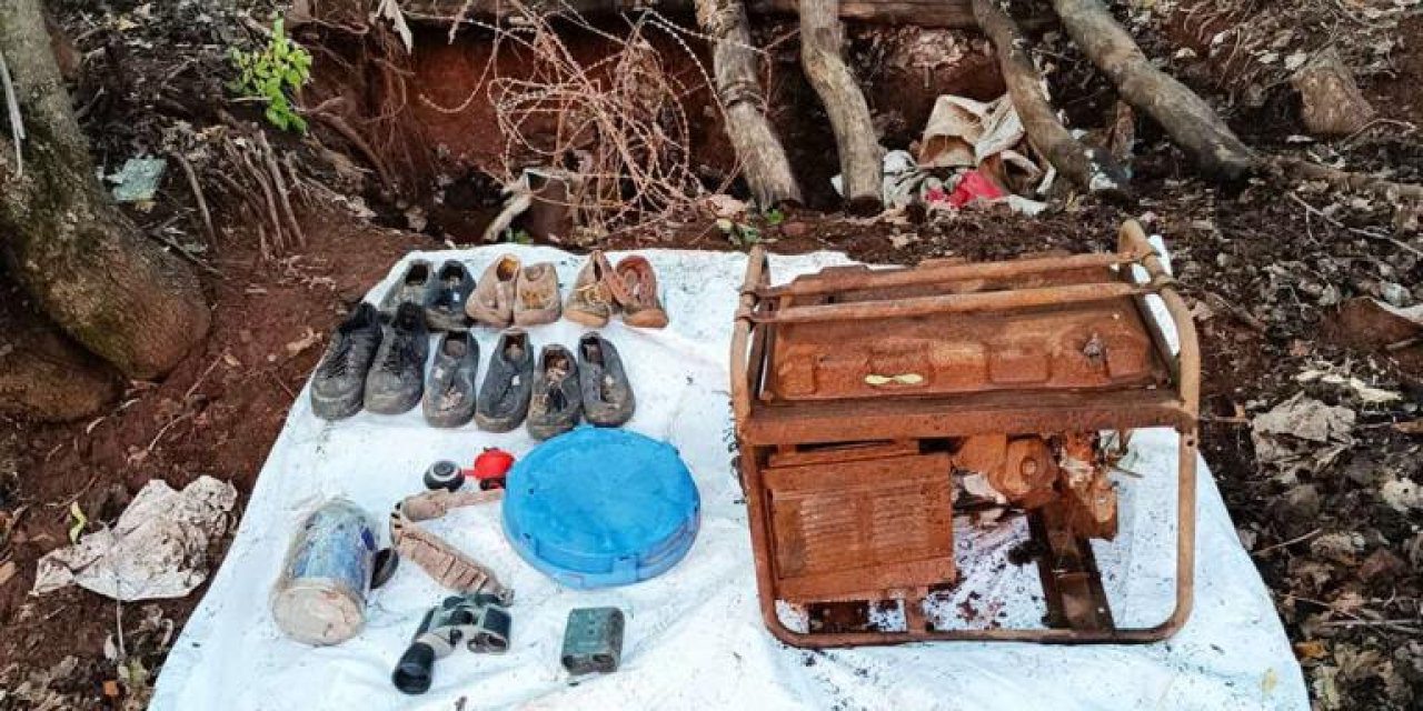 Tunceli'de, Pkk'lı Teröristlerin Kullandığı 2 Sığınak İmha Edildi