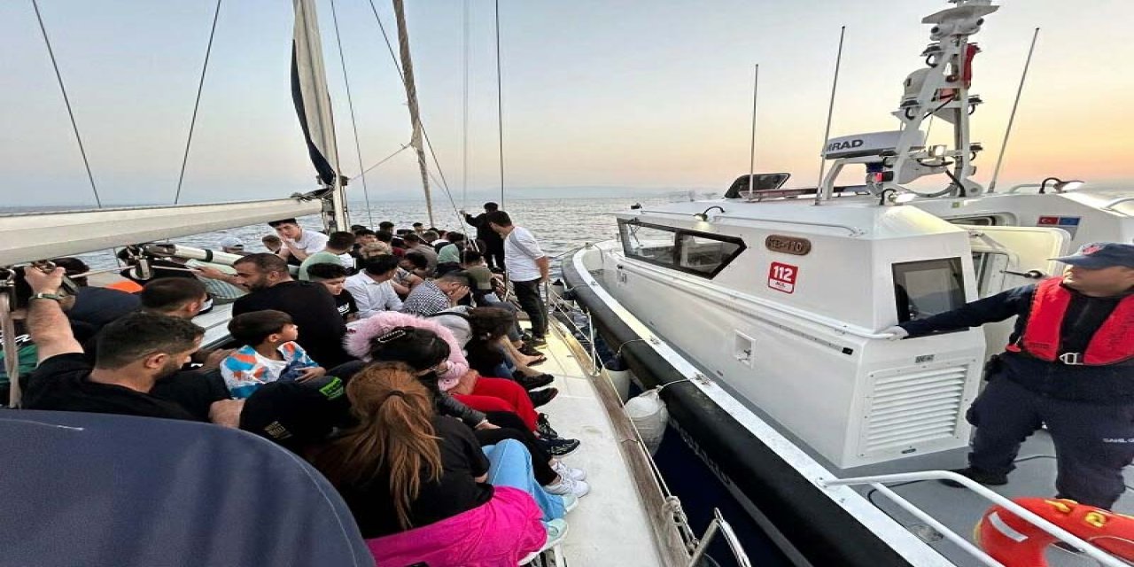 Bodrum’da 78 Kaçak Göçmen İle 2 Organizatör Yakalandı