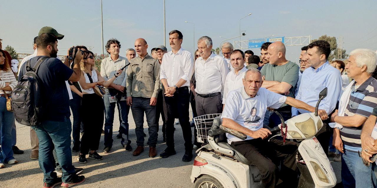 Erkan Baş 'özgürlük Yürüyüşü'nün 9'uncu Gününde Adana'da