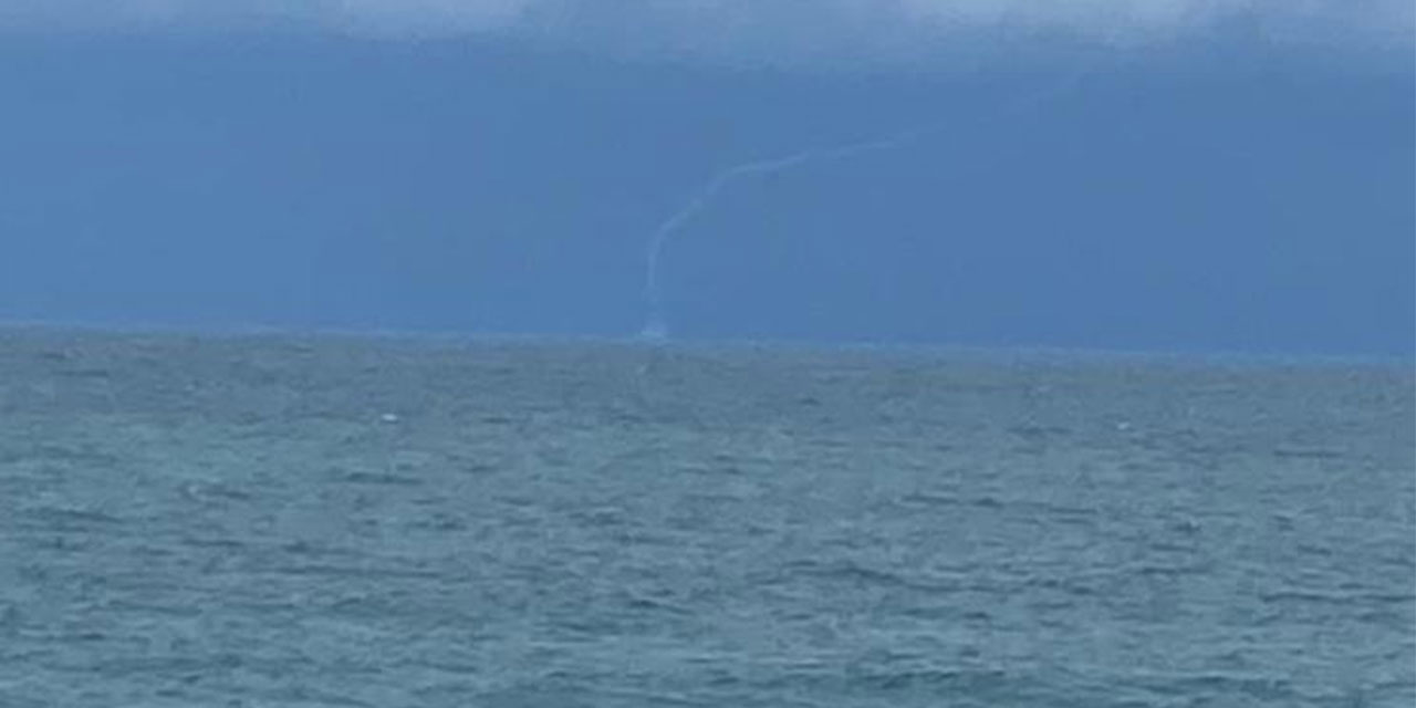 Karadeniz açıklarında hortum çıktı