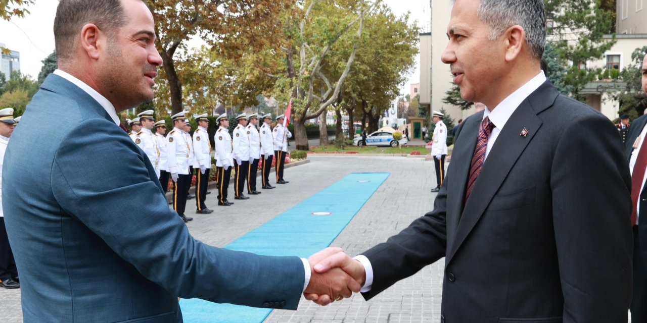 Bakan Yerlikaya, Bulgar Mevkidaşı İle Bir Araya Geldi