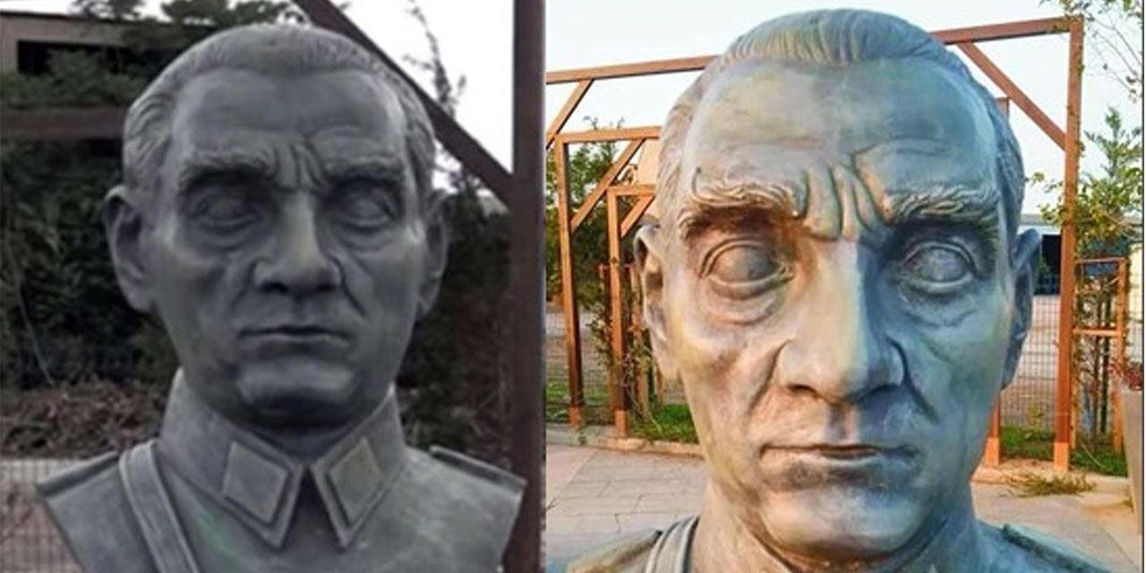 Çanakkale'de Tepki Çeken Atatürk Büstü Kaldırıldı