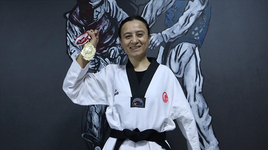 Engelli milli tekvandocu Şerife Tuncay, dünya şampiyonluğu için çalışıyor