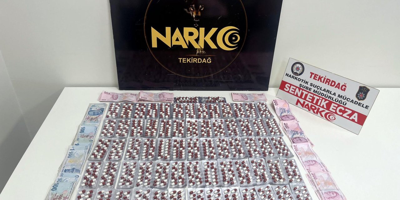Tekirdağ'da, 19 Bin 346 Uyuşturucu Hap Ele Geçirildi, 3 Şüpheli Tutuklandı