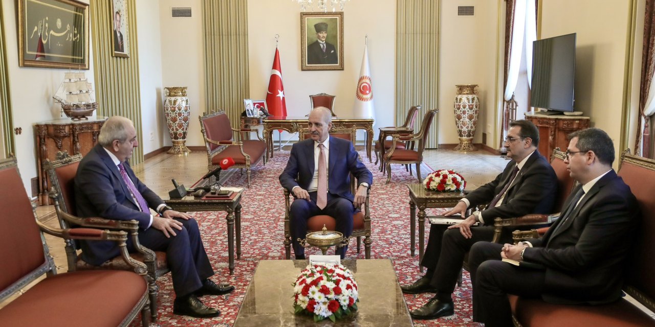 Kurtulmuş, Keipa Genel Sekreteri Hajiyev'i Kabul Etti