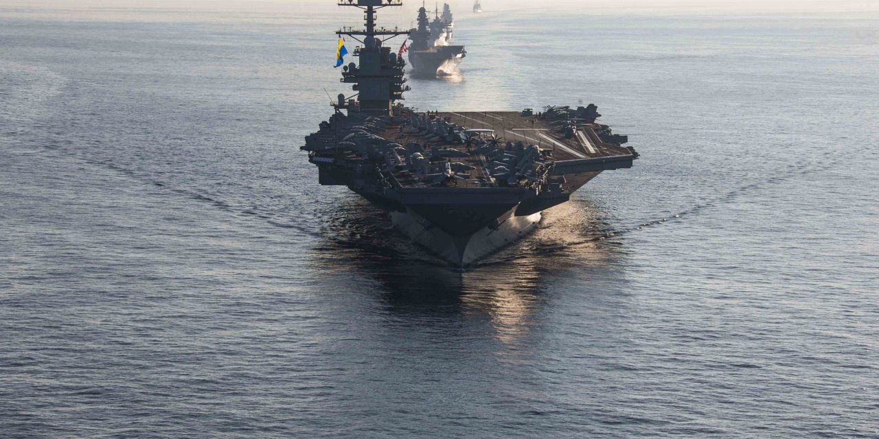 Abd Uçak Gemisine Ait Sosyal Medya Hesabından Paylaşım: Nöbetteyiz - Ek Fotoğraflar