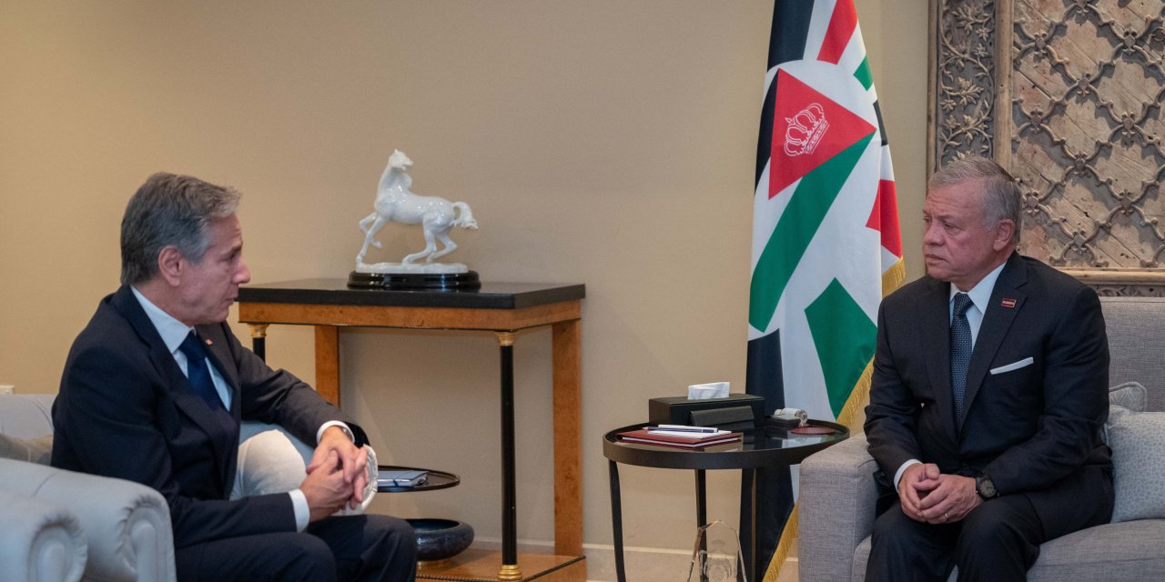 Ürdün Kralı'ndan Blinken’e: İnsani Koridorlar Açılmalı