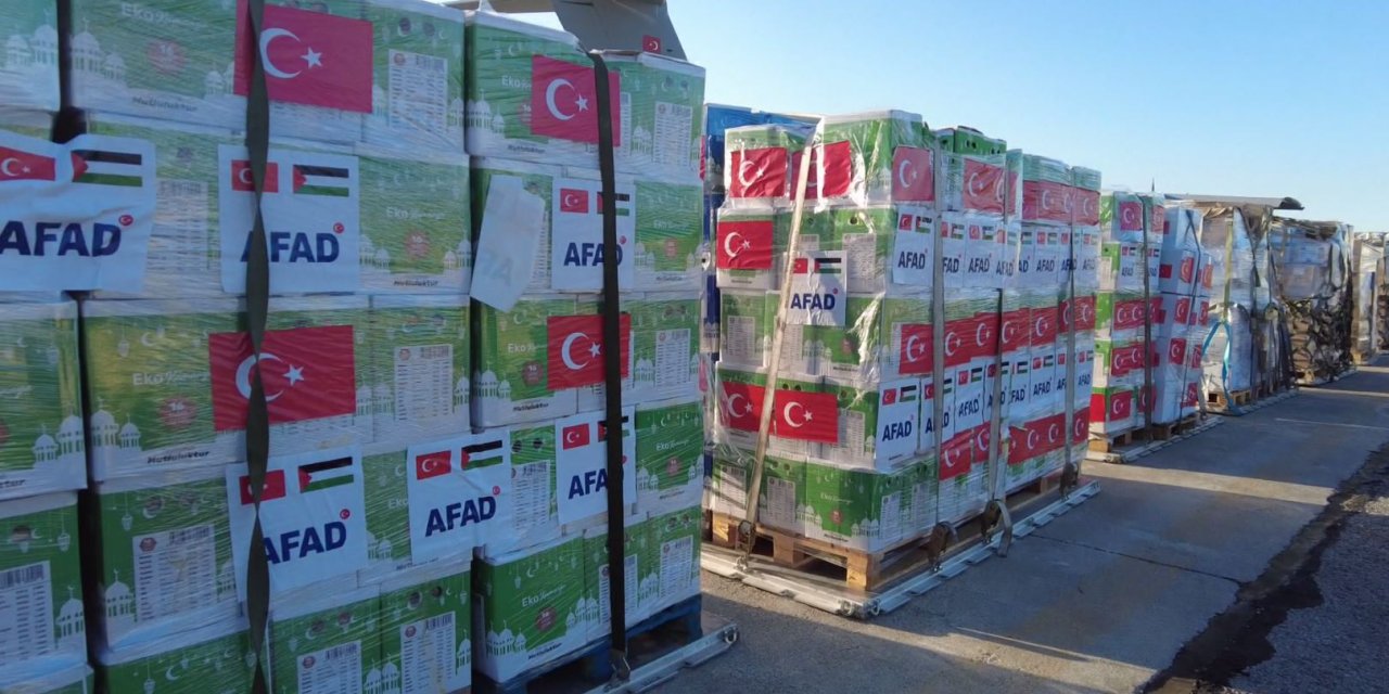 Msb: Gazze İçin Hazırlanan Yardımlar Mısır'a Ulaştı