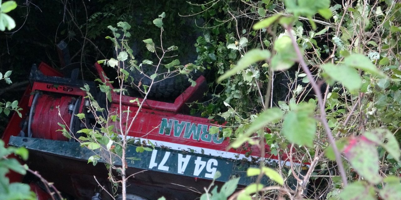 Orman İşletme Müdürlüğü'nün Arazözü Uçuruma Devrildi: 1 Ölü, 3 Yaralı (2)