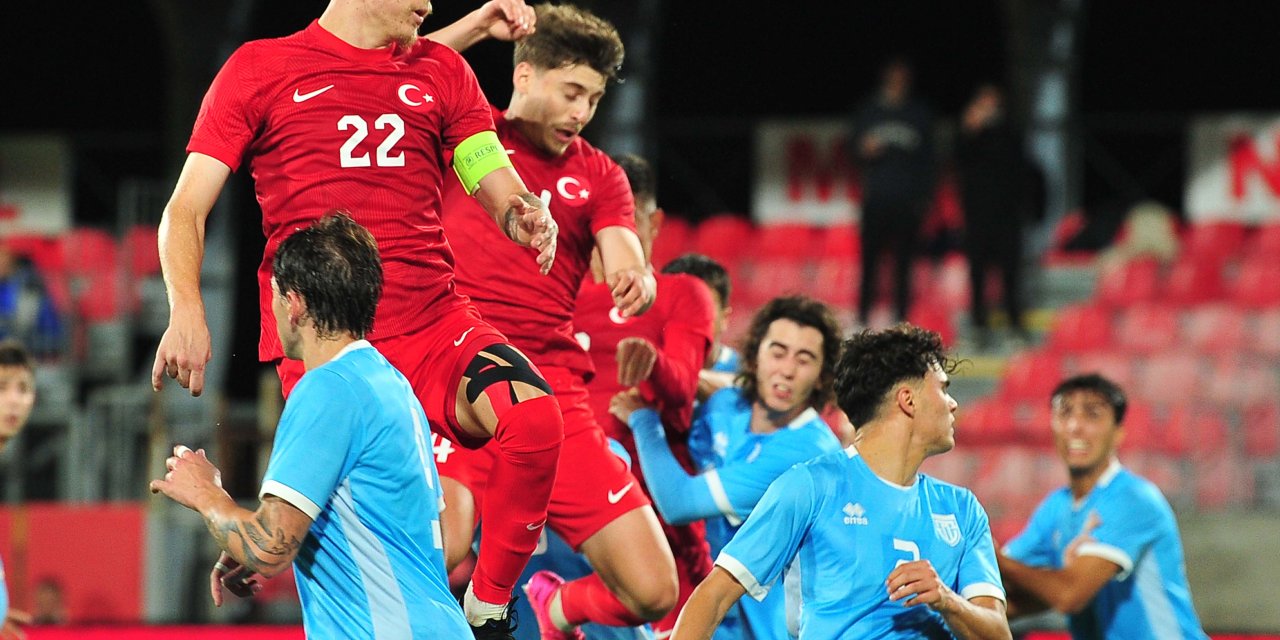 Ümit Milli Futbol Takımı, San Marino'yu 5-0 Yendi