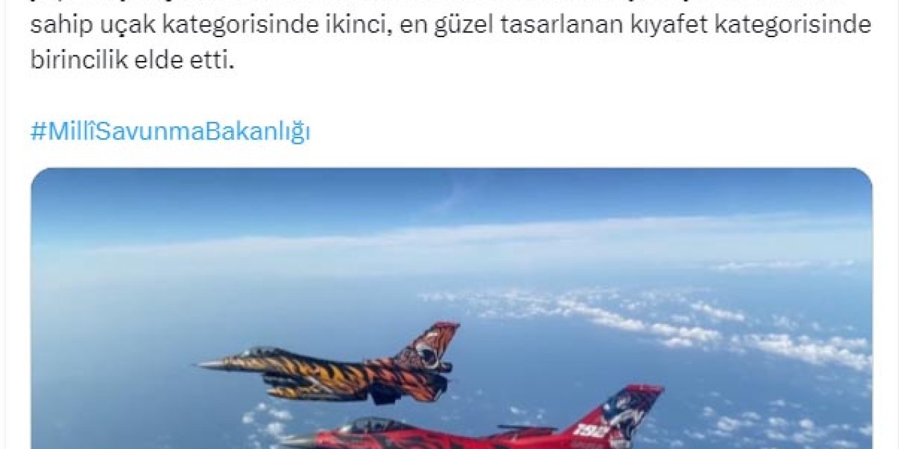 Türk Hava Kuvvetleri'nden, Nato Tatbikatında 2 Derece