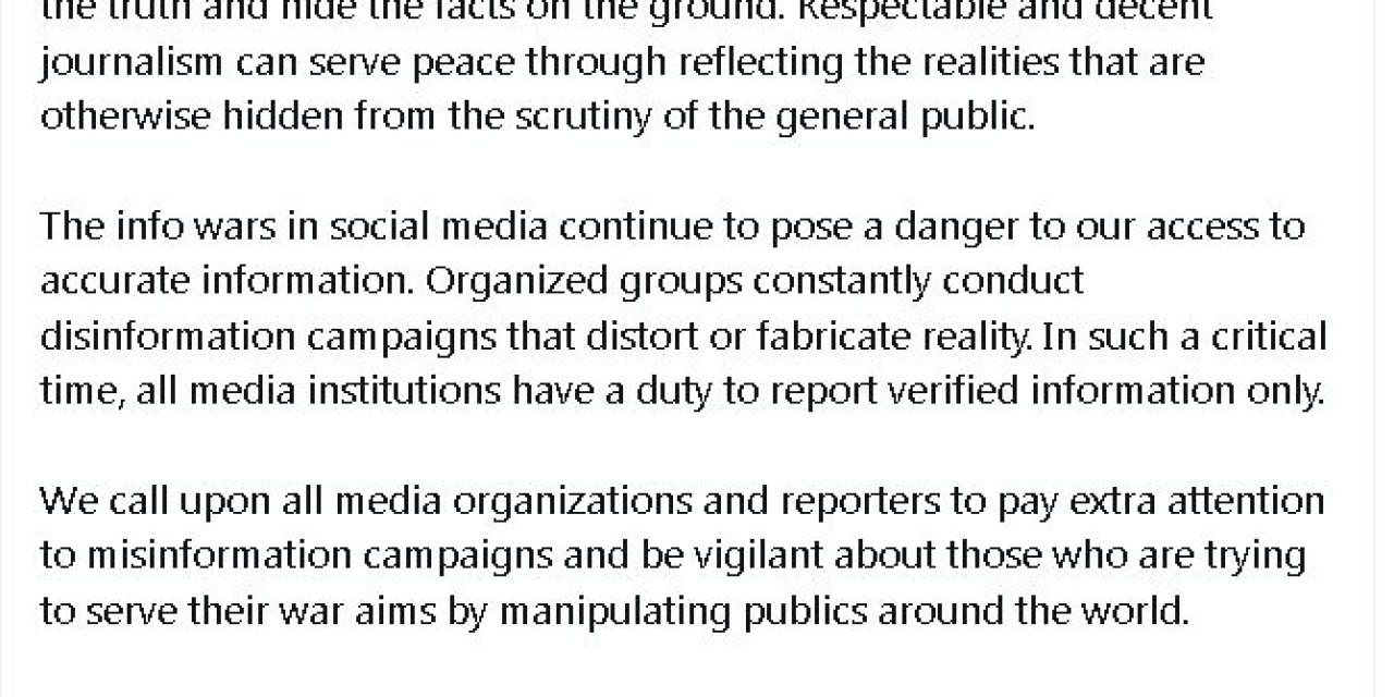 Fahrettin Altun: Gazetecilere Ve Sivillere Karşı Her Türlü Saldırıyı Şiddetle Kınıyoruz