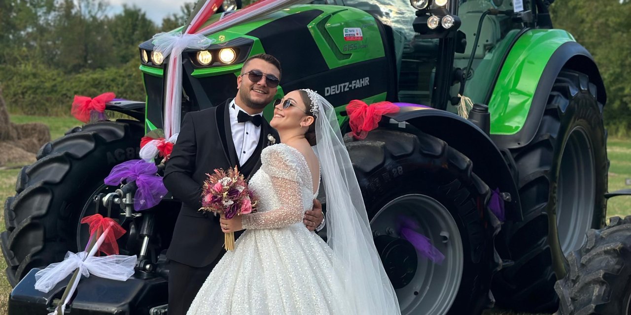 Traktör, Gelin Arabası Oldu