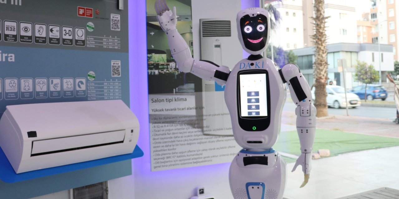 Robot 'Daki', Klima Pazarlıyor