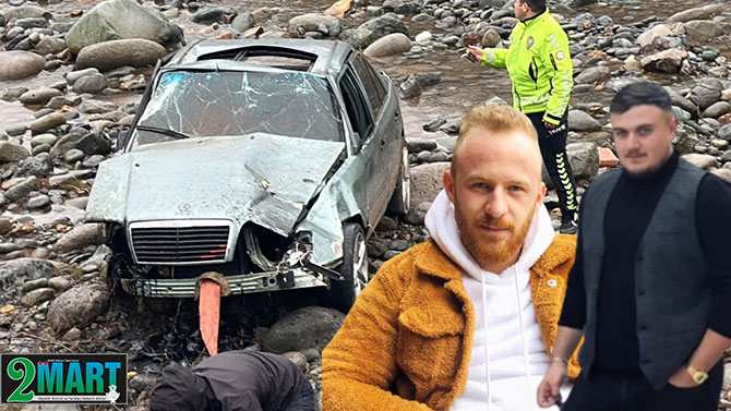 Rize’de Amca Oğulları Kazada Hayatını Kaybetti