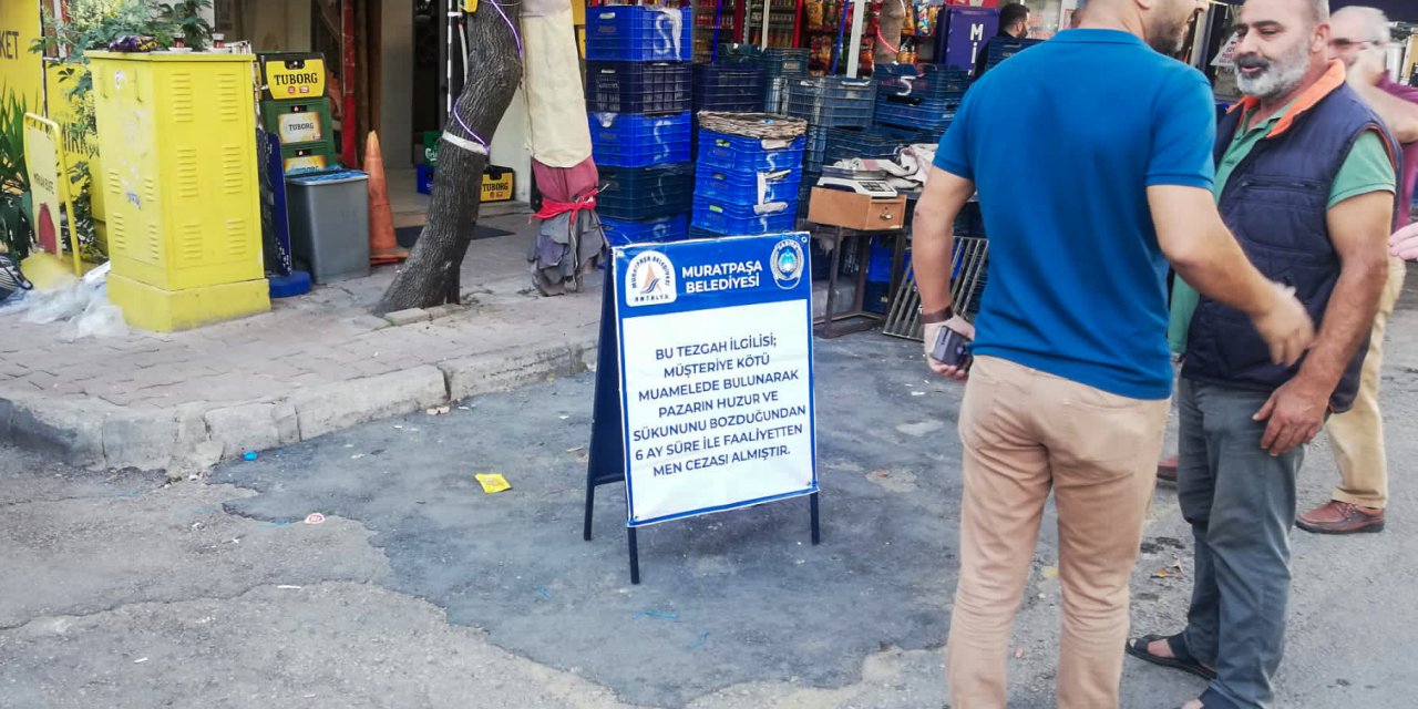 Müşteriyi Darbeden Pazarcıya 6 Ay 'Pazar' Yasağı