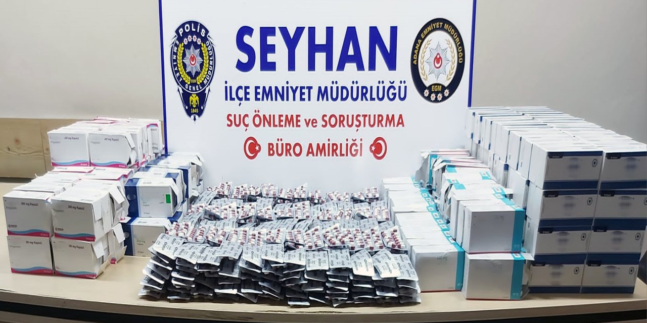 Adana'da Reçeteye Tabi 20 Bin 636 Uyuşturucu İçerikli Hap Ele Geçirildi