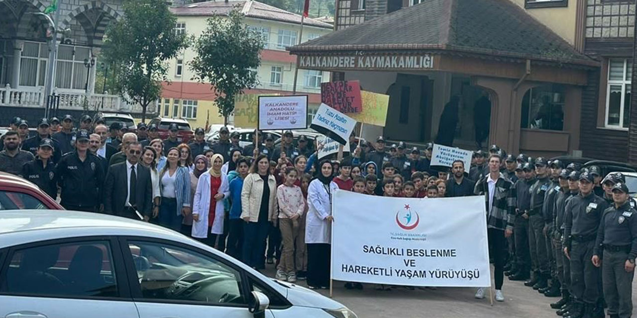 Rize’de Dünya Yürüyüş Günü Etkinliği