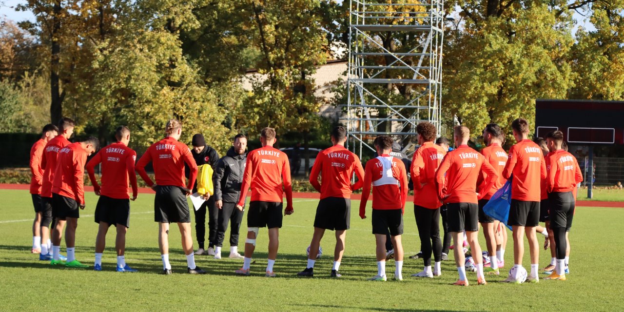 Ümit Milliler, Letonya Maçı Hazırlıklarını Tamamladı