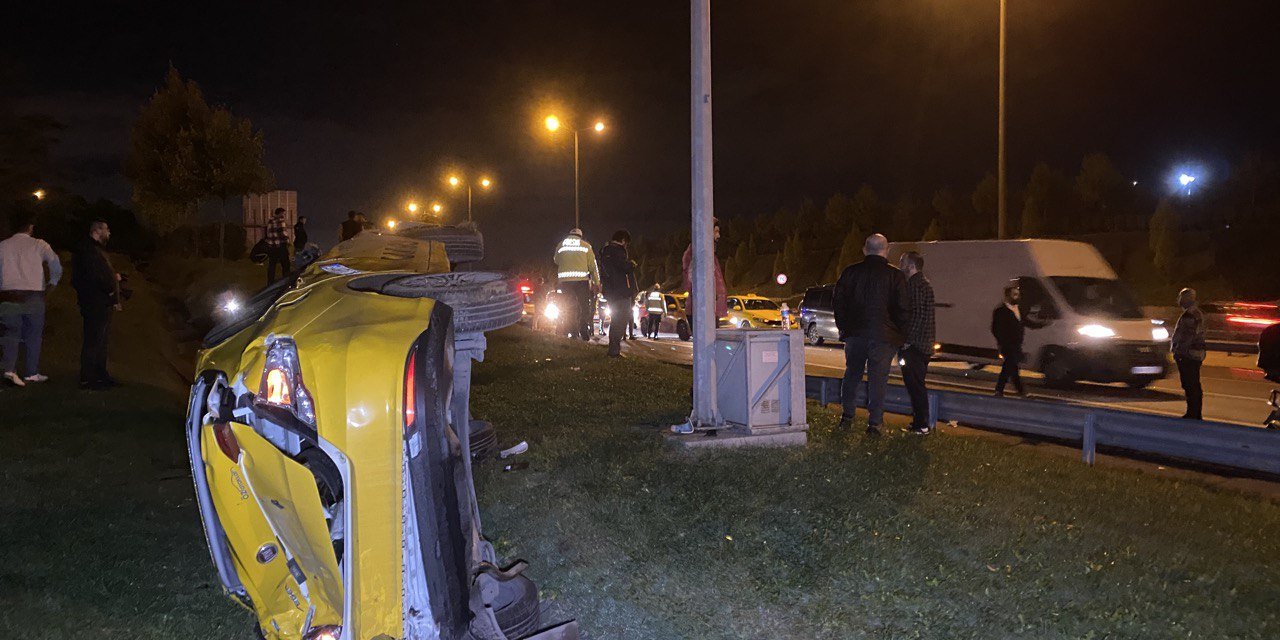 Tem Otoyolu'nda Zincirleme Kaza: 2 Yaralı