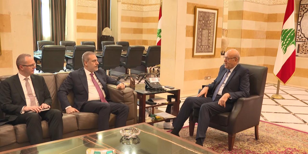 Bakan Fidan, Lübnan Başbakanı Mikati İle Görüştü
